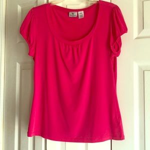 Size large dark pink top